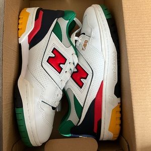 New Balance 550 White Multicolor. Mens 5.5 / Women 7.5.